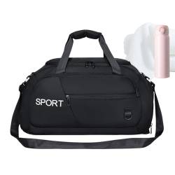 jopiuieo Herren-Turnbeutel, Turnbeutel-Reisetasche | Schwimm-Sporttasche,Sport-Reisetasche, Sport-Reisetasche für Herren, großes Fassungsvermögen mit Mehreren Taschen für Kleidung, Schuhe, von jopiuieo