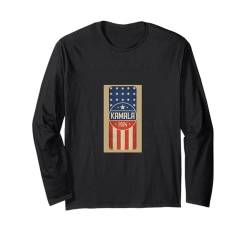 Patriotische Kamala 2024 Kampagne Handyhülle Langarmshirt von kamala harris phone case