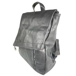 kennydoo 2in1 Rucksack & Umhängetasche in Einem 9200-17, Damen Rucksacktasche, viele Fächer, modern (anthrazit) von kennydoo