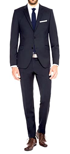 keskin collection Anzug Herren Schwarz oder Blau Slim Fit Anzug Herrenanzug NEU (XL) von keskin collection