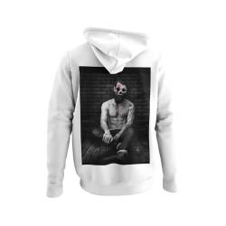 knut Fashion & Streetwear Kapuzenpullover Herren Backprint Men with Tattoo Motiv Männer Hoodie mit Kapuze Outfit Totenkopf Illustration Graphic Langarm Pullover Clothes Größen XS-5XL von knut Fashion & Streetwear