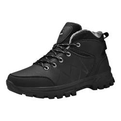 kosopse La Trainer Schuhe Herren 43 rutschfeste Schneestiefel, Fünf-Finger-Baumwollschuhe, Outdoor-Sportschuhe, Wanderschuhe für Herren und Damen Bunte Schuhe Herren Sneaker (Black, 39) von kosopse