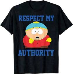 Respect My Authority Eric Cartman T-Shirt Funny Vintage Gift Men Black(X-Large) von kouxi