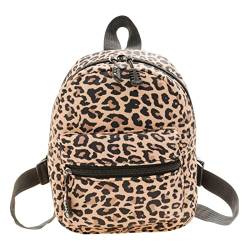 kowaku Mode Kleiner Rucksack Mädchen Daypack Rucksäcke Rucksack Handtasche für Den Beruf, Leoparden von kowaku