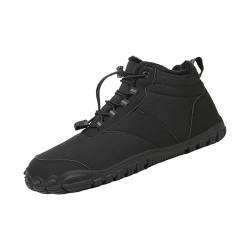 liaddkv Sportschuhe Modische Schwimmschuhe Watschuhe Atmungsaktiv Leichte rutschfeste Bequeme Schuhe Schuhe Herren Flache Sohle (Black, 44) von liaddkv