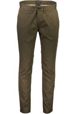 Lindbergh Slim Fit Chino grün, Einfarbig von lindbergh