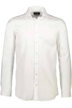 Lindbergh Slim Fit Hemd weiss, Einfarbig von lindbergh