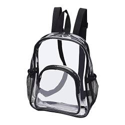 liuduo PVC-Sport-Rucksack, modische Schultaschen, große Kapazität, tragbar, durchsichtig, durchsichtig, für Teenager, Jungen und Mädchen von liuduo