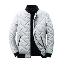 lozssnigzi Leichte Daunenjacke Herren Gesteppte Winterjacke Leistungsstarker Übergangsjacke Leichte Und Verstaubare Herbstjacke Verdickt Steppjacke Puffermantel Daunenjacke Winddicht von lozssnigzi