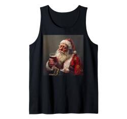 Lustiger betrunkener Weihnachtsmann, lustiges Weihnachten Tank Top von lustige Weihnachten