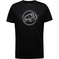 Mammut T-Shirt Mammut Core T-Shirt Men Lines black von mammut