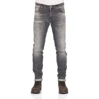 Mavi Herren Jeans James - Skinny Fit - Grau - Dark Grey Ultra Move von mavi