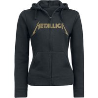 Metallica Kapuzenjacke - Hetfield Iron Cross Guitar - S bis XXL - für Damen - Größe XL - schwarz  - Lizenziertes Merchandise! von metallica