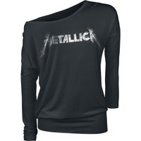 Metallica Langarmshirt - Spiked Logo - XS bis L - für Damen - Größe XS - schwarz  - EMP exklusives Merchandise! von metallica