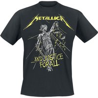 Metallica T-Shirt - ...And Justice For All - Tracklist - S bis 5XL - für Männer - Größe M - schwarz  - Lizenziertes Merchandise! von metallica