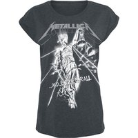 Metallica T-Shirt - Raining Light - S bis 5XL - für Damen - Größe L - grau  - Lizenziertes Merchandise! von metallica