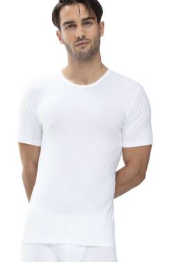 Mey Das Drunterhemd Regular Fit T-Shirt Rundhals weiss, Einfarbig von mey