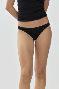 Mini-Slip Serie Superfine Organic Schwarz von mey