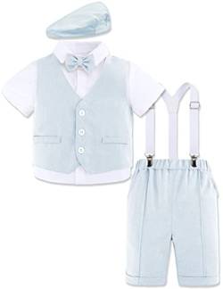mintgreen Baby Anzug Junge Hochzeit, Kleinkind Gentleman Smoking Kleidungsset, Hellblau, 2-3 Jahre, 100 von mintgreen