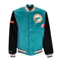 College-Jacke Herren NFL Team Legacy Varsity Jacke Miadol Teal/Schwarz von mitchell-ness