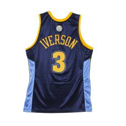 Herren-Basketball-Tanktop Nba Authentic Jersey Hardwood Classics Nr. 3 Allen Iverson 2006â07 Dennug Original Teamfarben von mitchell-ness