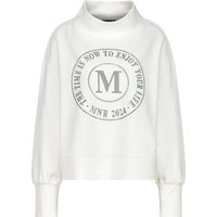 Monari Kurzarmhemd Sweatshirt mit Emblem Print - Regular Fit von monari