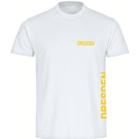 multifanshop T-Shirt Kinder Dresden - Brust & Seite - Jungen von multifanshop