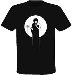 Sandman Comic Cartoon T Shirt Black MENS von mumixxin