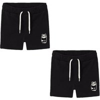 Name It Shorts Shorts 2er-Set Relaxed Fit Baumwolle Hose (2-tlg) 7273 in Schwarz-2 von name it