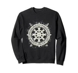 Wikinger christliches Kreuz Walhalla Germanen Mythologie Sweatshirt von nordische Kultur und Nordmänner Designs