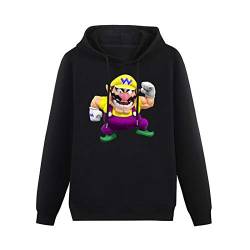 Men's Hoody Wario Cartoon Hoodies Pullover Cotton Blend Sweatshirts M von oeste