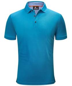 onedog Poloshirt Herren Kurzarm Sommer Einfarbig Gestrickten Design mit Knöpfen Polohemd Casual Pullover Tennis Golf Polo Shirt Männer Business T Shirts Regular Fit von onedog