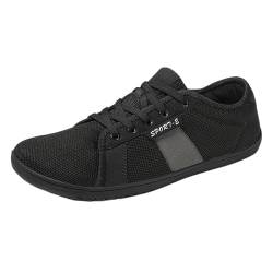 oxsdMKQ Barfuß-Laufschuhe für Herren und Damen, minimalistische Schuhe, lässig, Fitnessstudio, athletisch, Fitness, Sportschuhe, Netzstoff, atmungsaktiv, leicht, lässig, Sneaker, Memory-Schaum, von oxsdMKQ