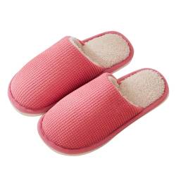 oxsdMKQ Damen Gemütliche Memory Foam Hausschuhe Winter Warm Indoor Hausschuhe Weich Leicht Kunstpelzfutter Haus Schuhe Fuzzy Geschlossene Zehen Home Slippers Weihnachtsgeschenke für Frauen Mädchen, von oxsdMKQ