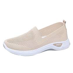 oxsdMKQ Damen Slip-Ins Go Walk Flex-Relish Sneaker Slip On Orthopädischer Trainer Weiches Mesh Atmungsaktiv Jogging Athletic Sneakers Fußgewölbeunterstützung Memory Foam Komfort Walking Sneakers, von oxsdMKQ