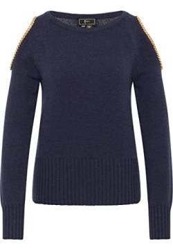 paino Women's Strickpullover, Marine, XL/XXL von paino