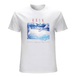 Rush Grace Under Pressure Mens T-Shirt Rock Band 1994 Tour Merch Geddy Lee White Size XL von pertu