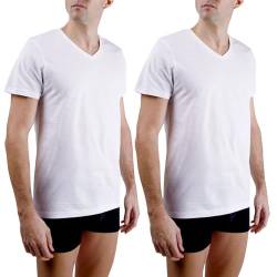 pierre cardin underwear Herren Pca/1/Tvc/Sigx2 T-Shirt, weiß, L (2er Pack) von pierre cardin underwear