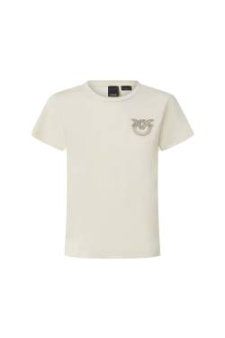 Pinko MilchweiBe T-Shirts und Poloshirts von pinko