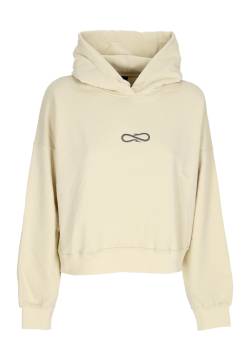 Leichter, verkurzter Damen-Hoodie mit Logo-Stickerei, Crop-Top-Hoodie Gravel von propaganda