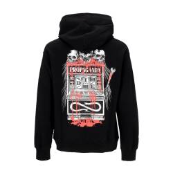 Leichtes Herren-Kapuzenpullover Addict Hoodie Schwarz von propaganda