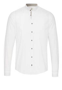 Pure Herren 5010-21601 Tracht Slim fit Langarm Hemd, Weiß M von pure h. tico