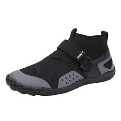 pxjsdwe Badeschuhe Herren Sport Leicht Barfußschuhe Strandschuhe Unisex Breathable Badeschuhe Schwimmschuhe rutschfest Schnell Trocknend Aquaschuhe Wasserschuhe Sommer Outdoor Sneaker Sportschuhe von pxjsdwe