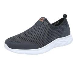 qinhanjia Sneakers Herren Trachtenschuhe Herren Men Leder Laufschuhe Men Leicht Fußballschuhe Turnschuhe Männer Leder Halbschuhe Barfußschuhe Herren Business von qinhanjia