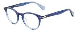 Rag&Bone Unisex Rnb8003 Sunglasses, WTA/21 Blue Shaded, 48 von rag & bone