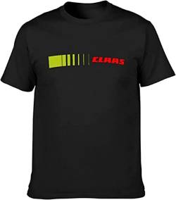 Claas Tractor Agriculture T-Shirt Shirt Black XXL von rappor