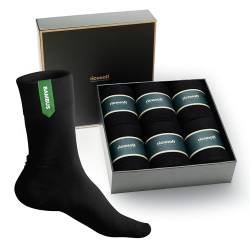 richhoff Bambus Socken 6 Paar für Herren super weich für Business und Freizeit, Herrensocken ohne Naht Geschenk für Mann von richhoff