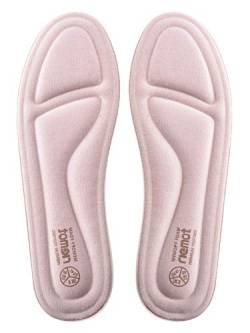 riemot Einlegesohlen Memory Foam Herren Damen, Einlegesohlen Fersensporn für Arbeitsschuhe, Laufschuhe, Wanderschuhe, Sneaker, Sport Schuhe, Schuheinlagen Dämpfung Komfort Damen Pink 36 EU von riemot