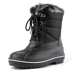 riemot Winterstiefel Damen Gefüttert Schneestiefel Wasserdicht Winterschuhe Warm Winter Stiefel von riemot