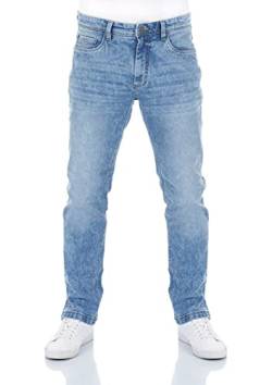 riverso Herren Jeans Hose RIVChris Straight Fit Jeanshose Baumwolle Denim Stretch Blau w32, Farbe:Light Blue Denim (19200), Größe:32W/30L von riverso